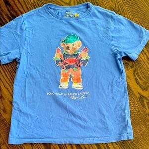Polo Ralph Lauren Blue Polo Bear Tee